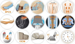 Ghế massage toàn thân Maxcare Max-617A