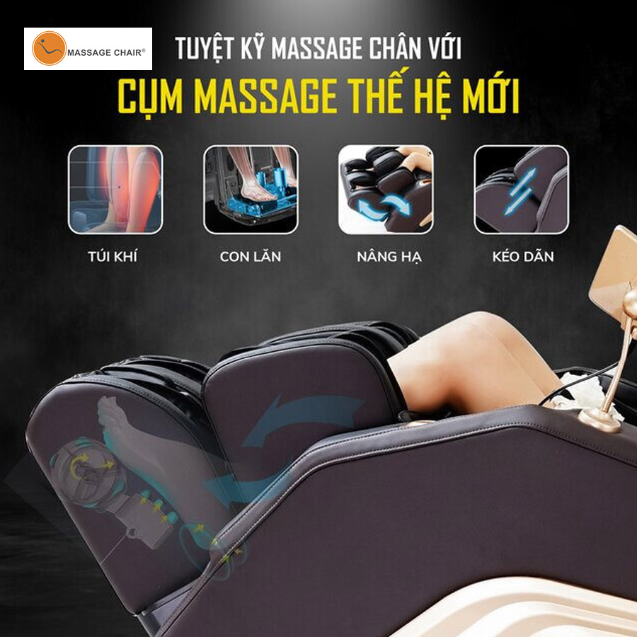 Công nghệ massage đầu gối độc quyền