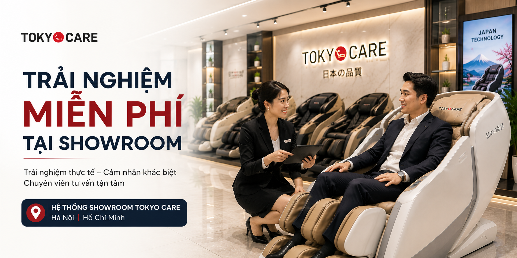 Trải nghiệm tại showroom