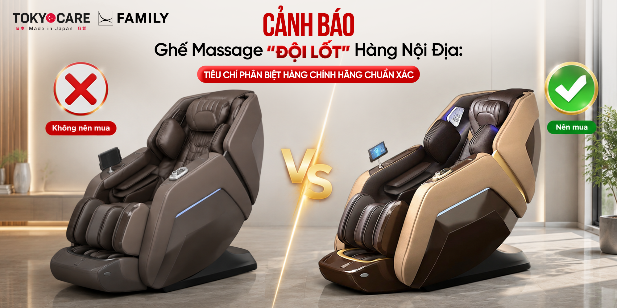 Cảnh Báo Ghế Massage 