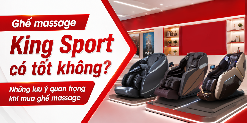 Ghế Massage King Sport Có Tốt Không? Những Lưu Ý Quan Trọng Khi Mua Ghế Massage