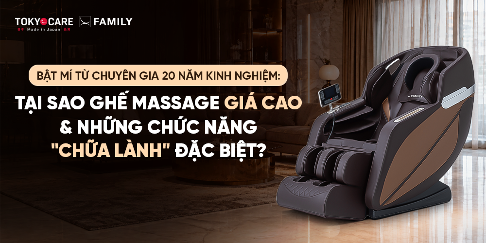 Bật Mí Từ Chuyên Gia: Tại Sao Ghế Massage Giá Cao & Những Chức Năng Chữa Lành Đặc Biệt