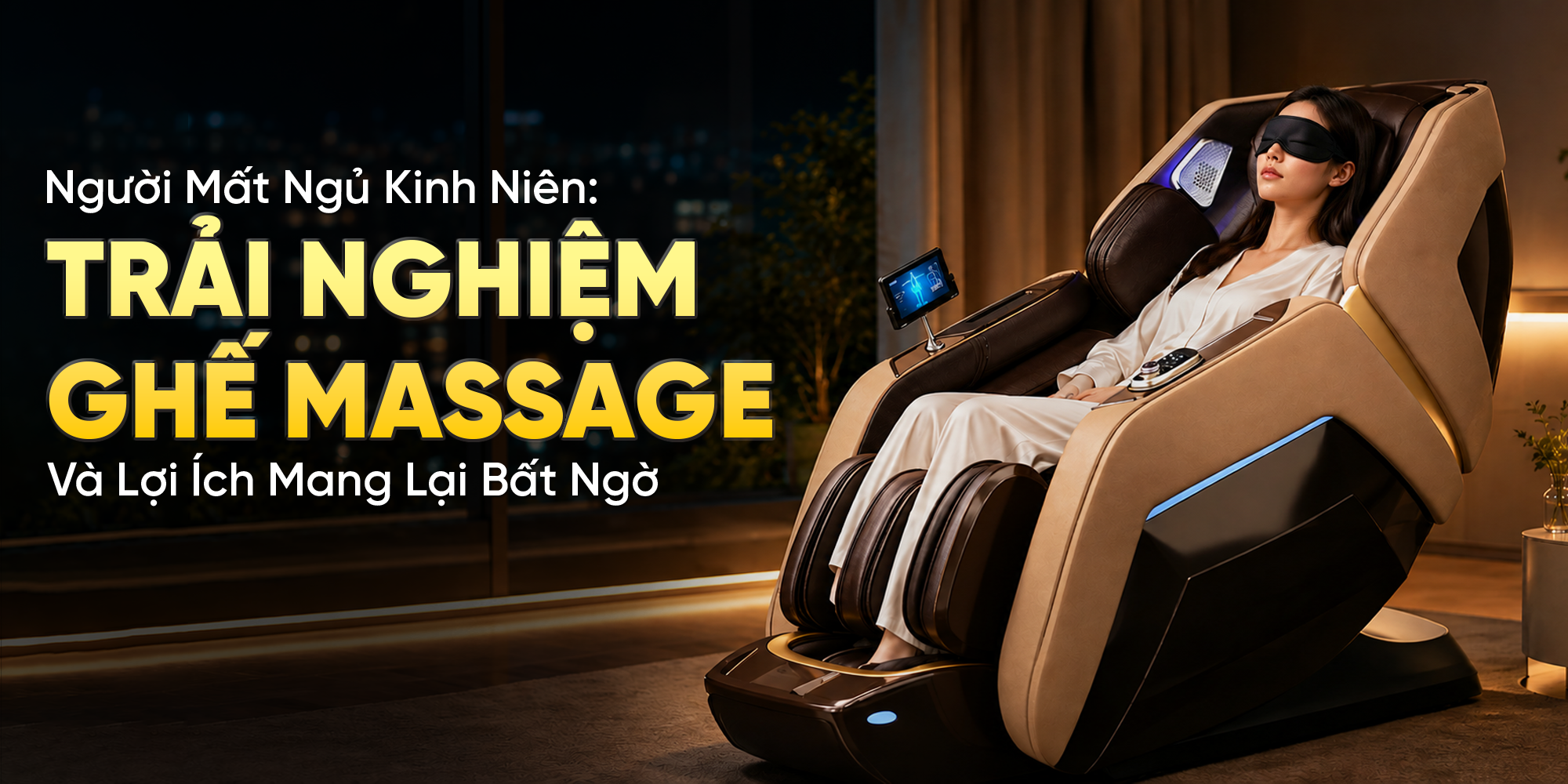 Người Mất Ngủ Kinh Niên: Trải Nghiệm Ghế Massage Và Lợi Ích Mang Lại Bất Ngờ