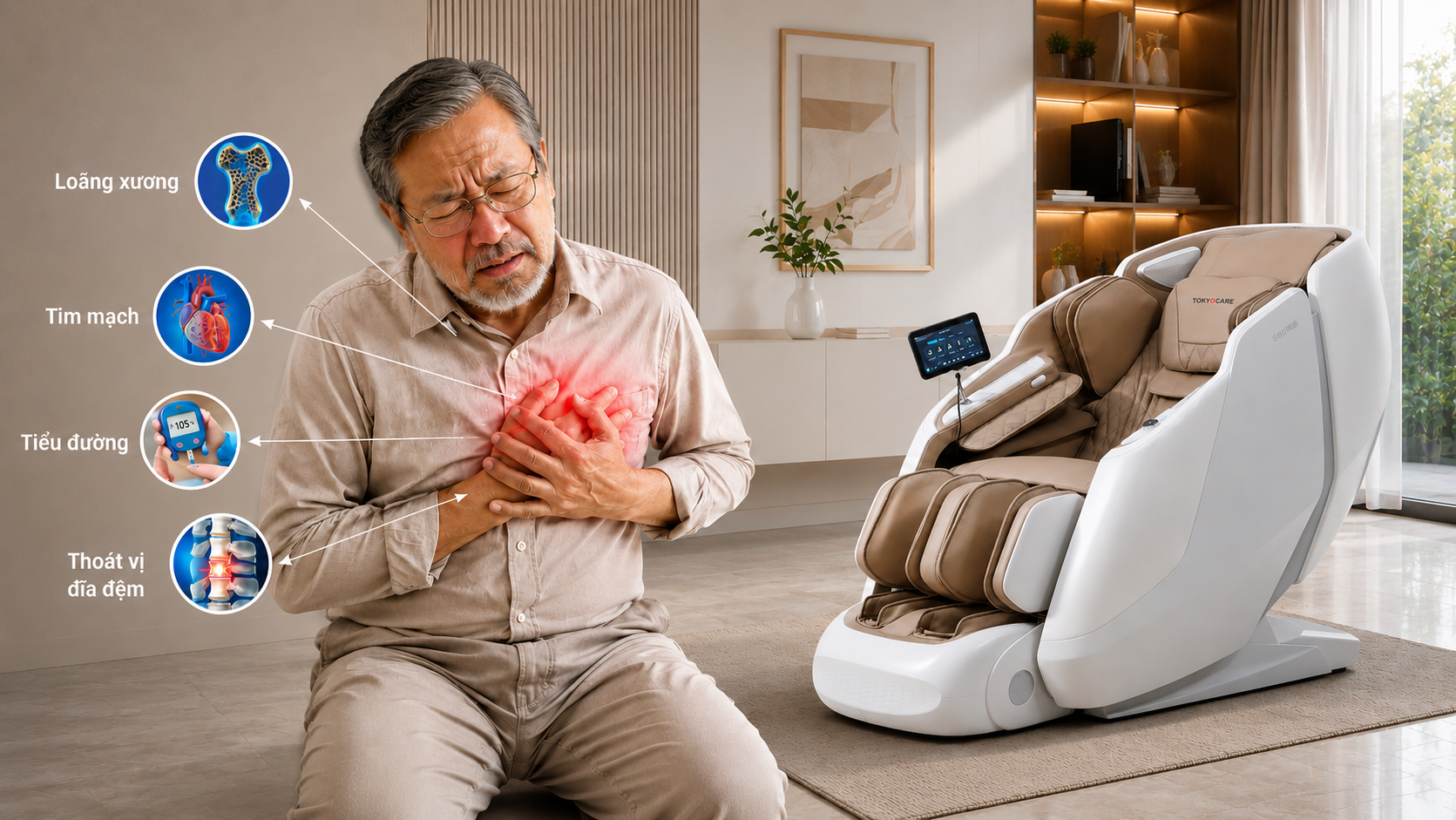 Những bệnh nền thường thấy ở người cao tuổi