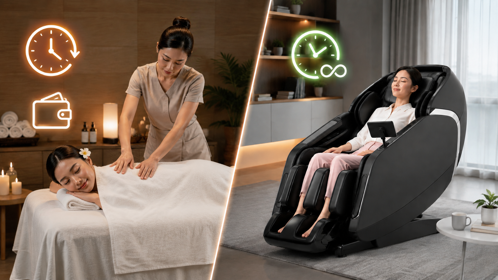 Phương pháp massage truyền thống và massage hiện đại