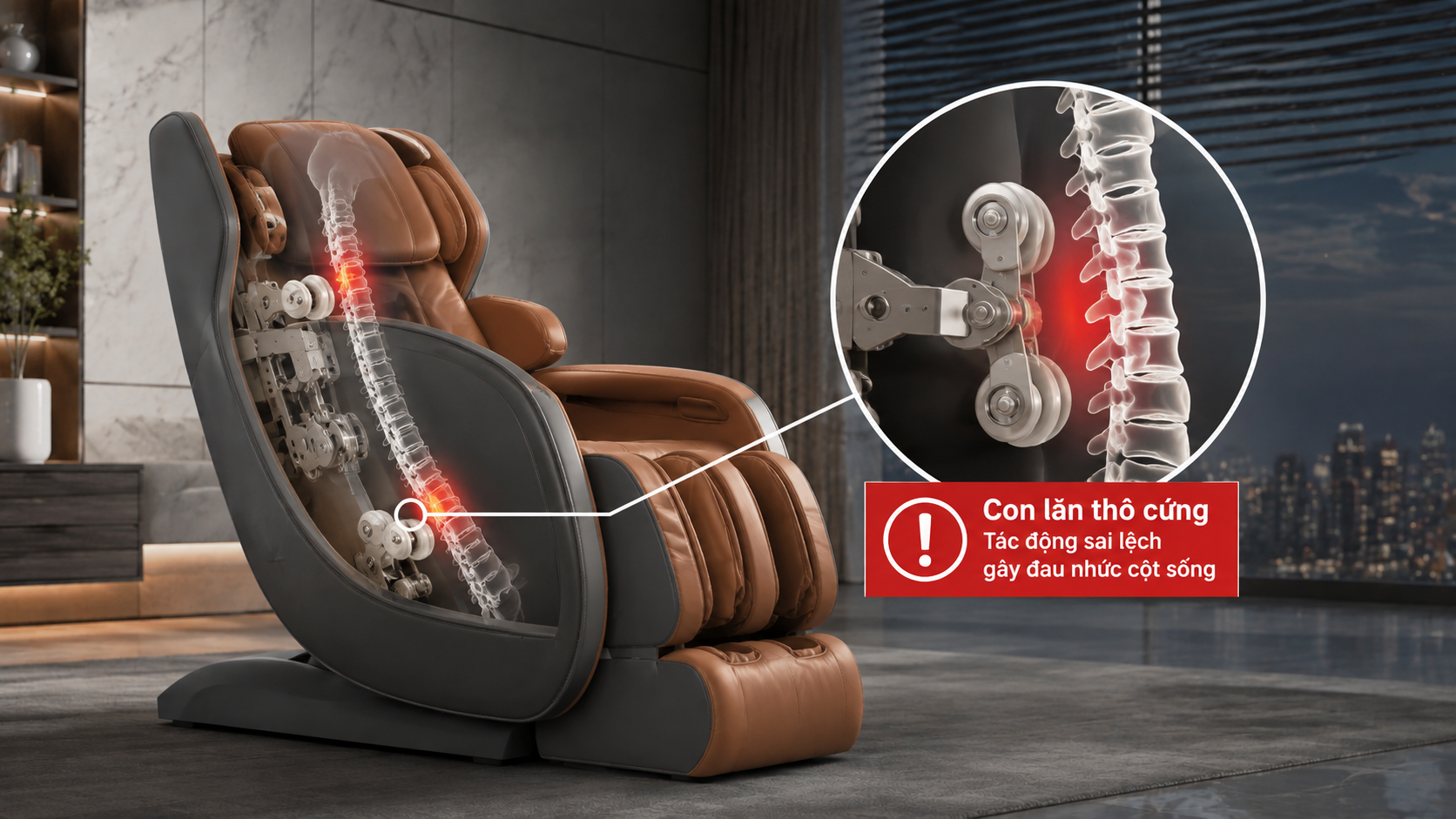 Hậu quả khi mua phải ghế massage kém chất lượng