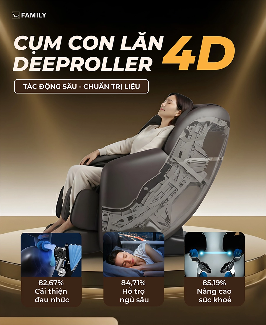 Ghế Massage Trị Liệu Toàn Thân Family FC-389