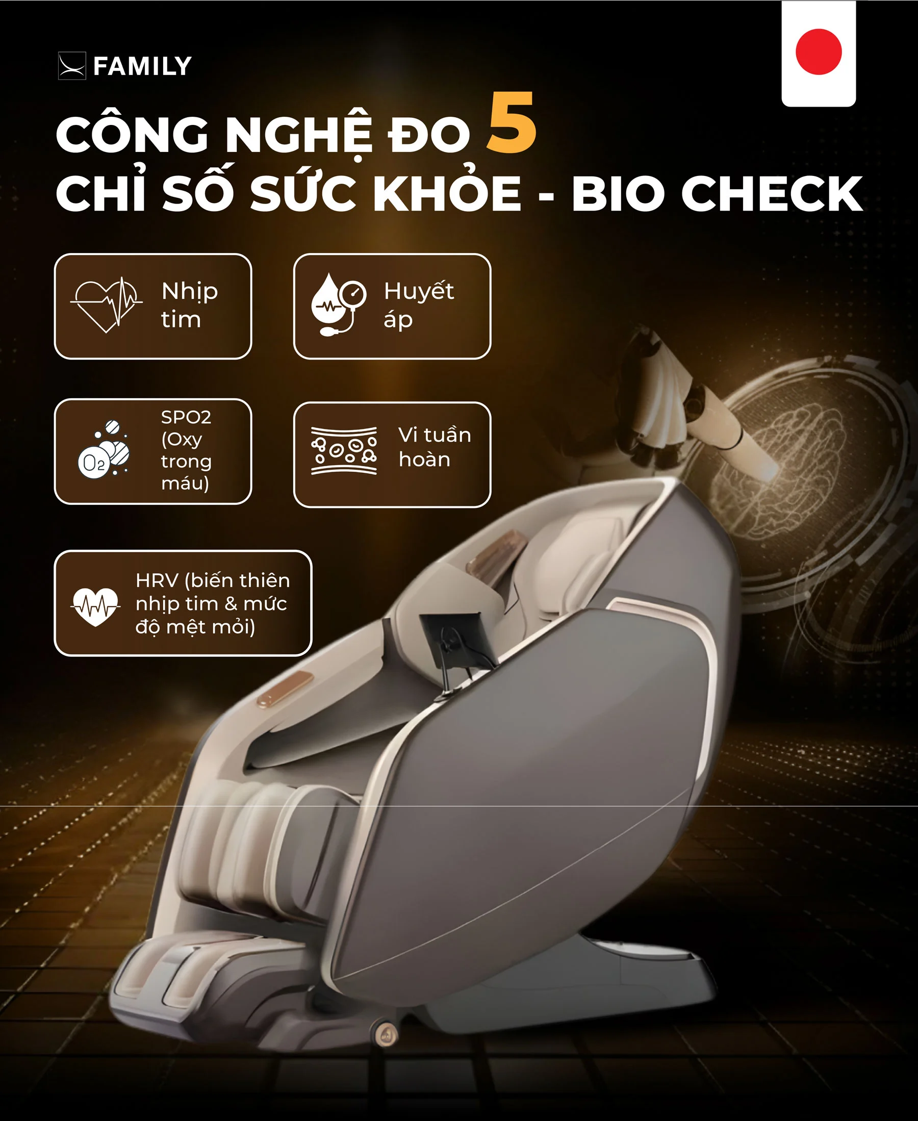 Ghế Massage Trị Liệu Toàn Thân Family FC-889