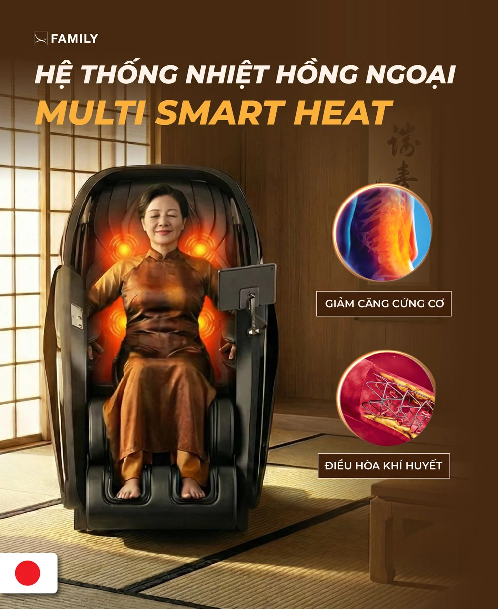 Ghế Massage Trị Liệu Toàn Thân Family FC-889