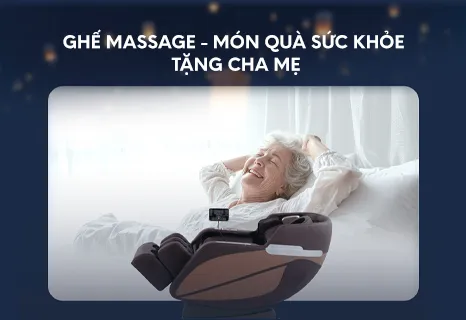 Nên mua ghế massage nào cho bố mẹ dịp vu lan báo hiếu?